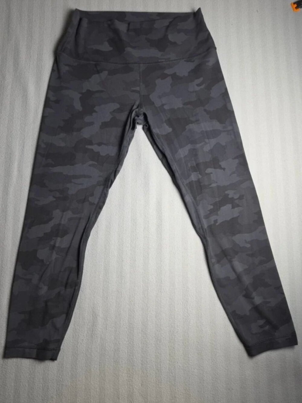 Lululemon Align high waisted grey/black camo leggings size 12